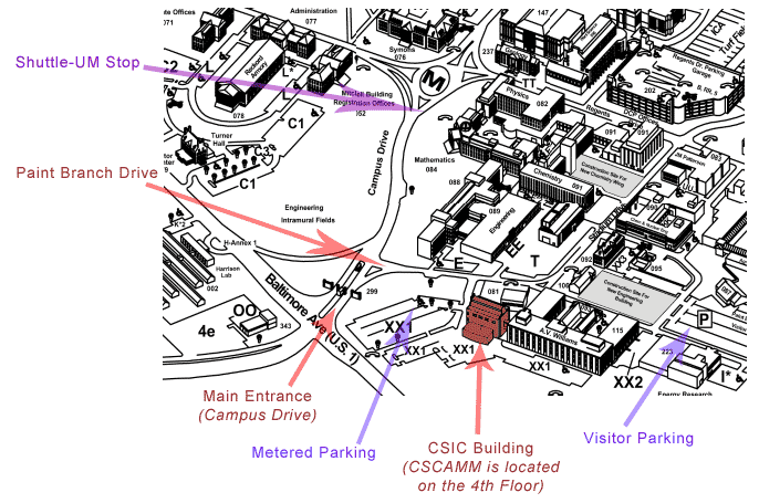 Map of UMD